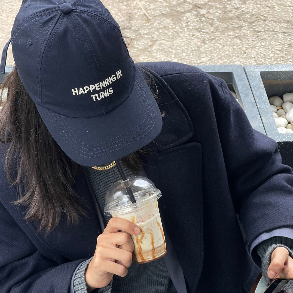 Happening in Tunis Navy Blue Cap