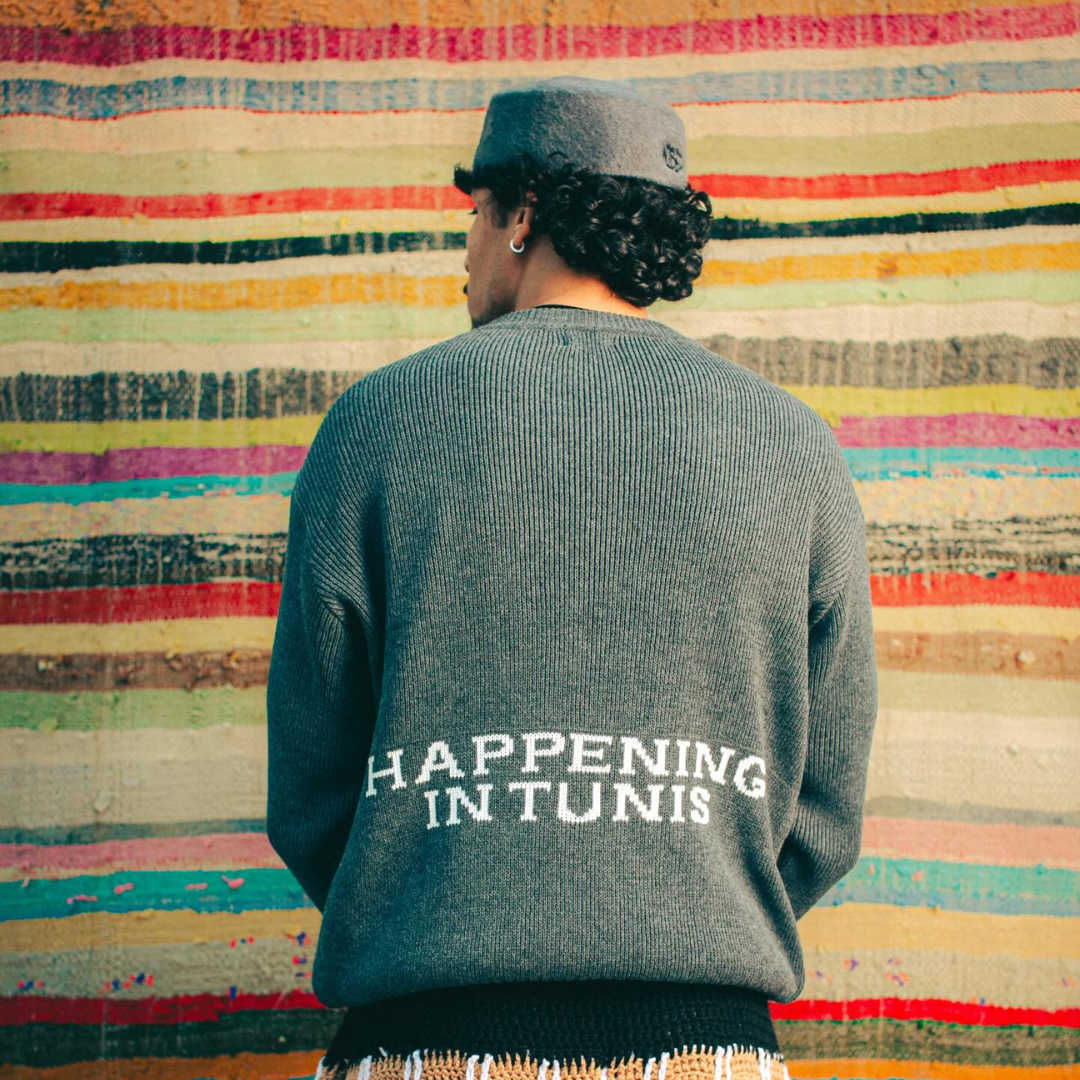 Happening in Tunis Heavyweight Grey Knit