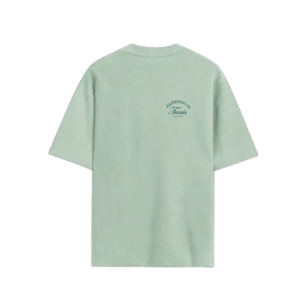 Happening in Tunis Mint Green Tee