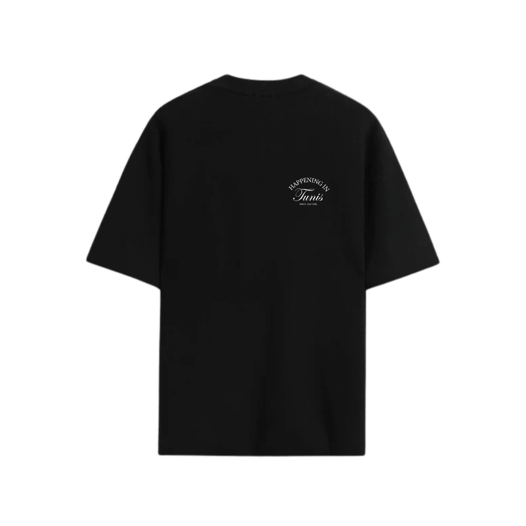 Happening in Tunis Black Tee