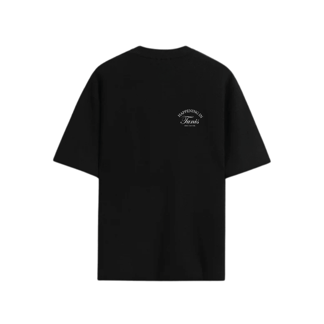 Happening in Tunis Black Tee