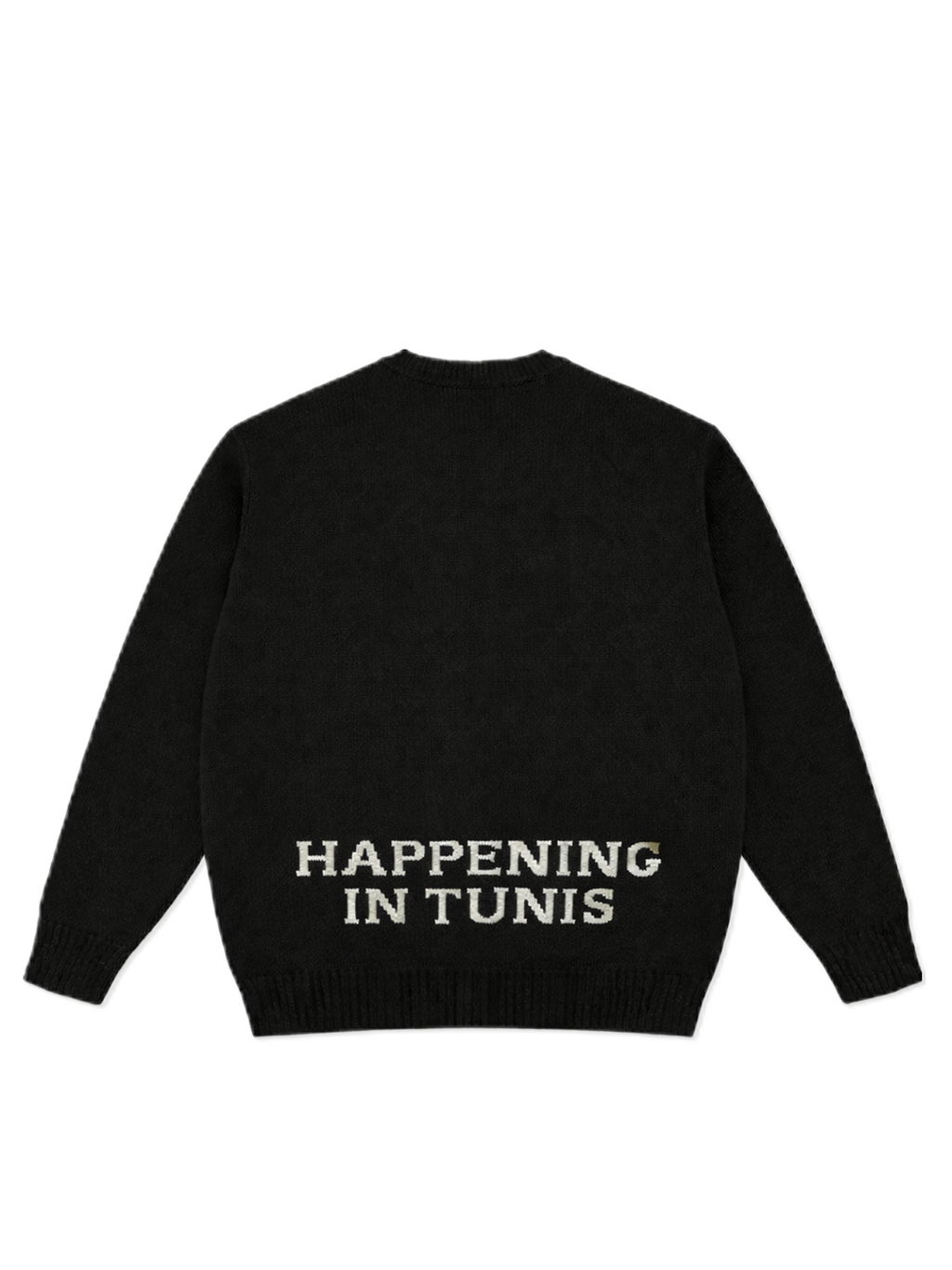 Happening in Tunis Heavyweight Black Knit