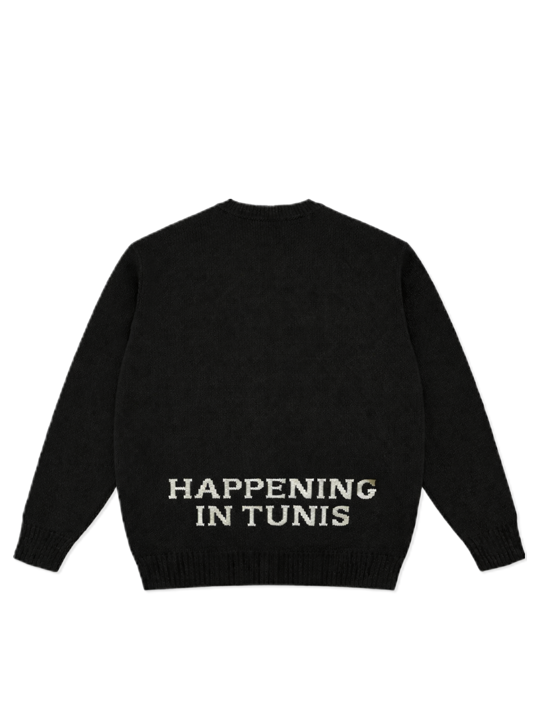 Happening in Tunis Heavyweight Black Knit