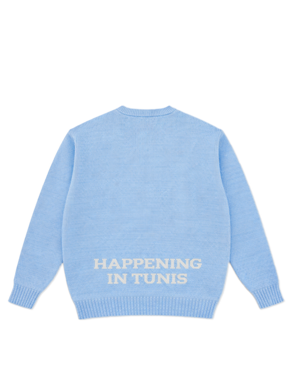 Happening in Tunis Heavyweight Pastel Blue Knit