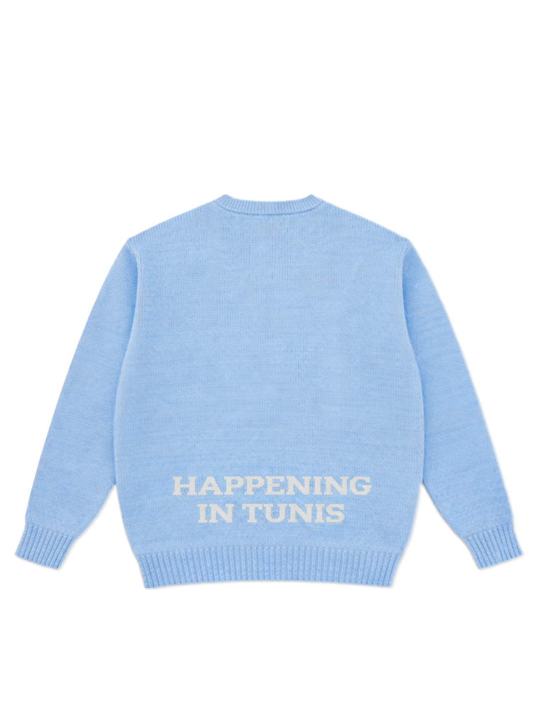 Happening in Tunis Heavyweight Pastel Blue Knit